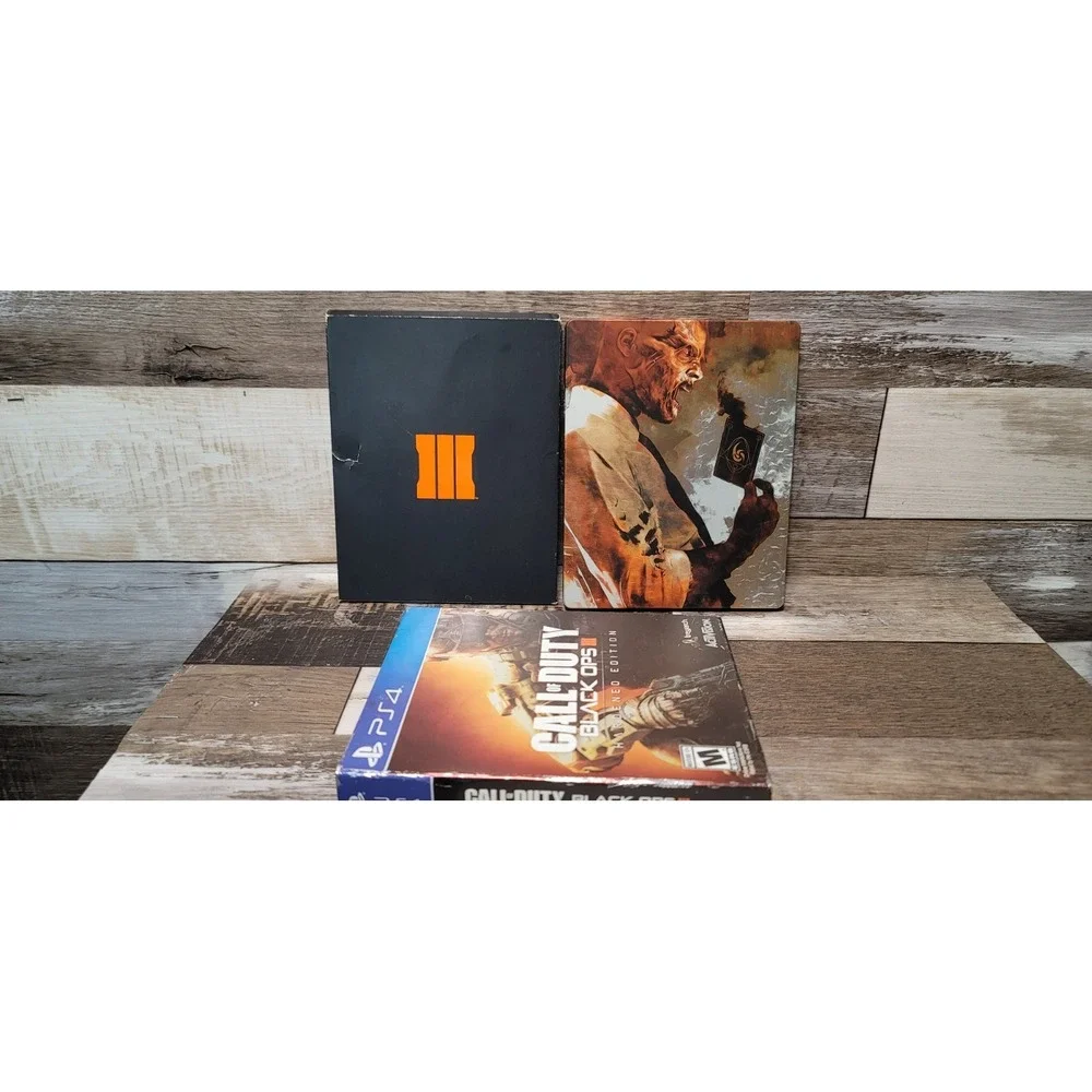 Call of Duty: Black Ops III Hardened Edition Steelbook with game PS4